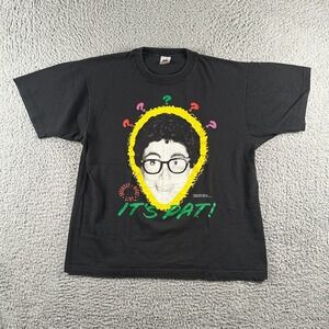 Vintage 90s SNL Shirt XL Black SS It's Pat! Saturday Night Live Rare‎ 1991